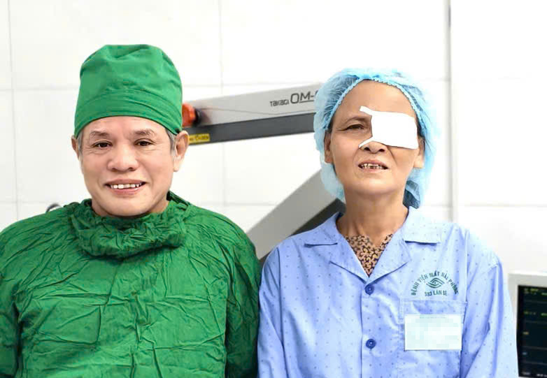 Bệnh viện Mắt Hải Phòng phẫu thuật thành công ca chấn thương mắt phức tạp